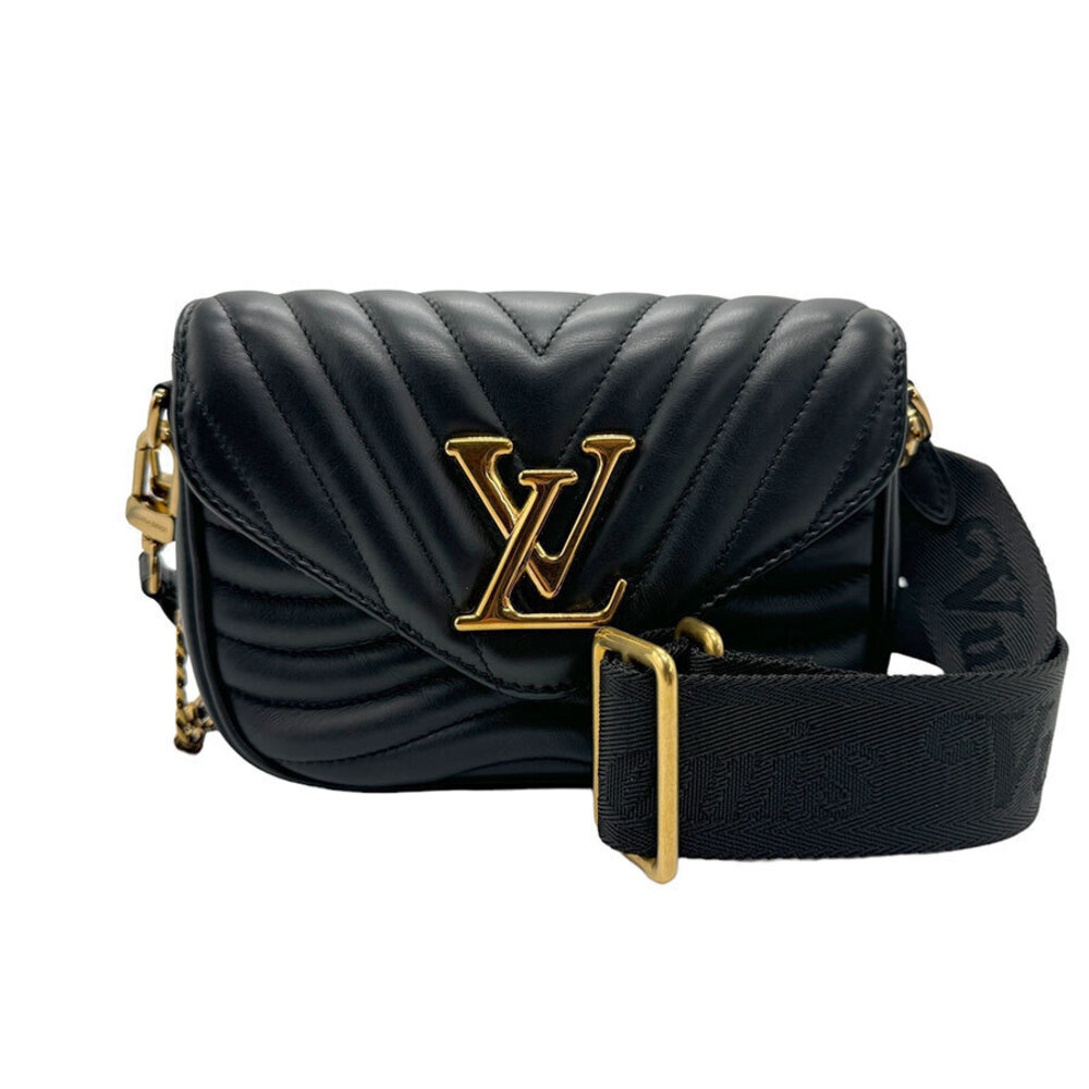 Louis Vuitton Multicolor Pochette Leather Shoulder Bag Black